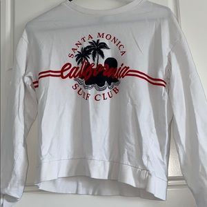 long sleeved graphic tee